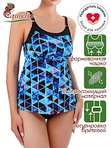  синий/черный/геометрия