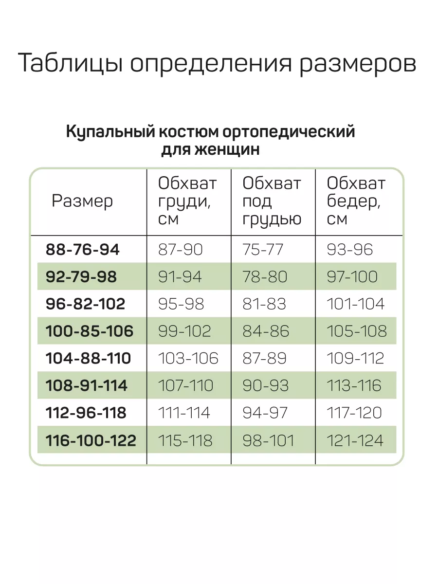 Купальник после мастэктомии ортопедический раздельный оливковый
