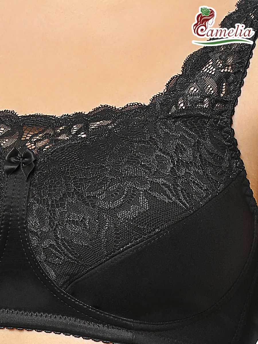 Бюстгальтер после мастэктомии с кармашками послеоперационный черный