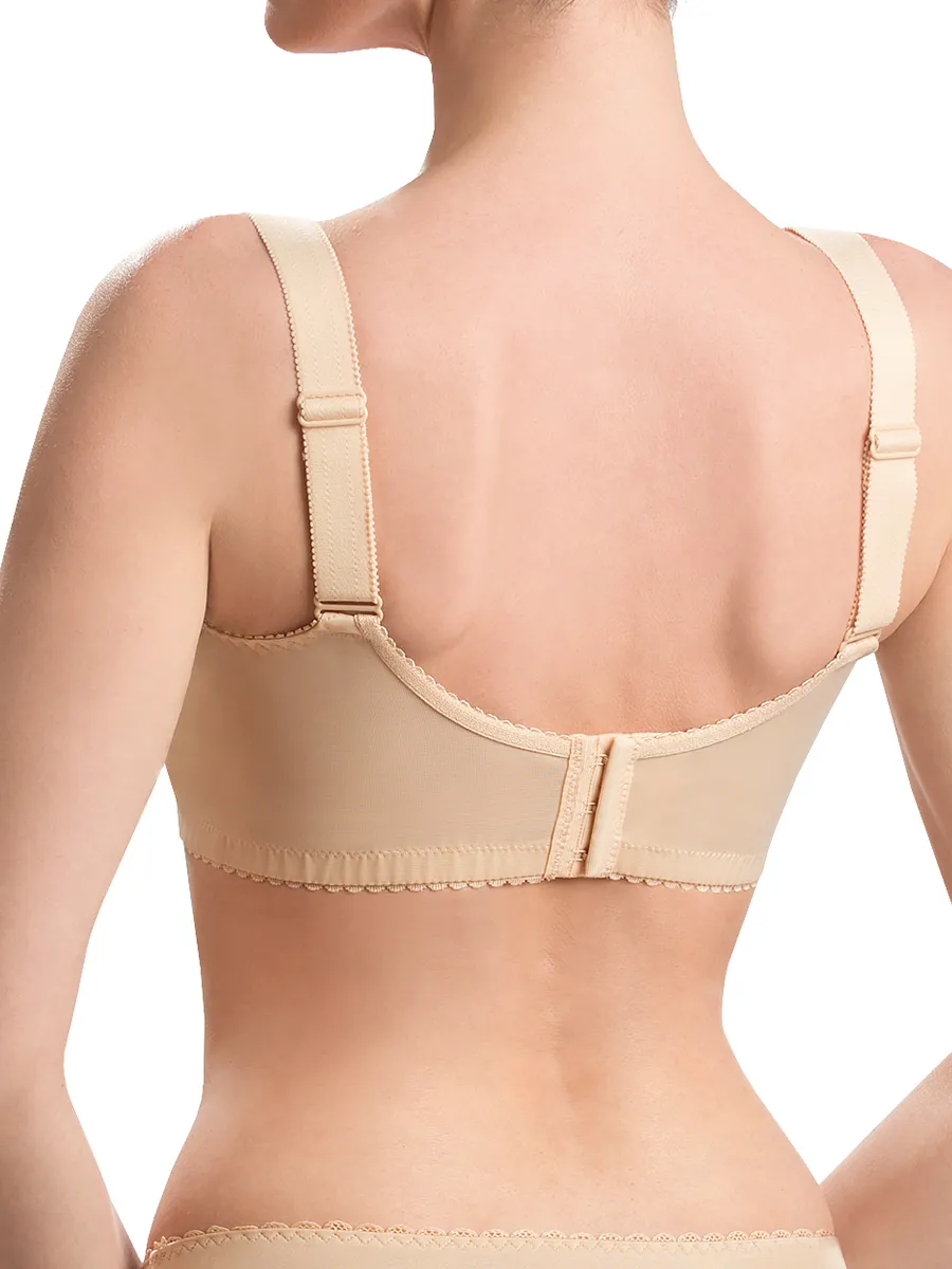 Бюстгальтер после мастэктомии с кармашками послеоперационный 1Ум/бежевый