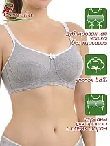  серый меланж/белый